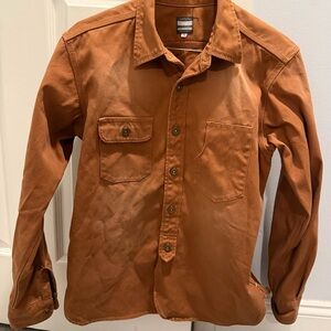 Momotaro Tan Button-Up Shirt Jacket